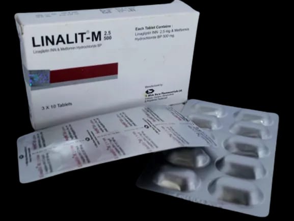 Tablet Linalit M 2.5mg+500mg (30pcs)